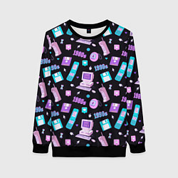 Женский свитшот Game over 1980 1990