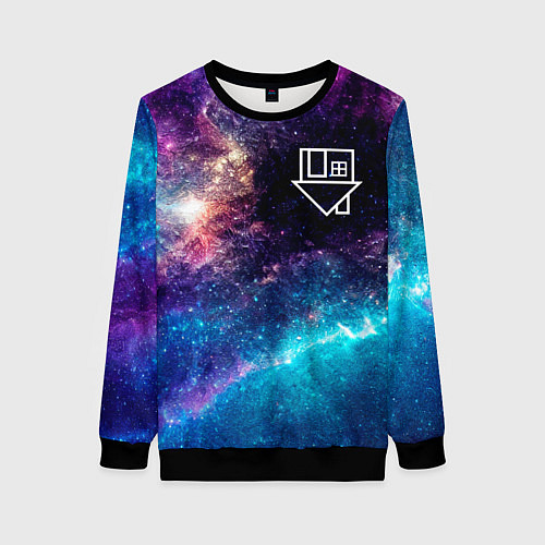 Женский свитшот The Neighbourhood space rock / 3D-Черный – фото 1