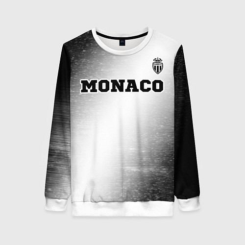 Женский свитшот Monaco sport на светлом фоне посередине / 3D-Белый – фото 1