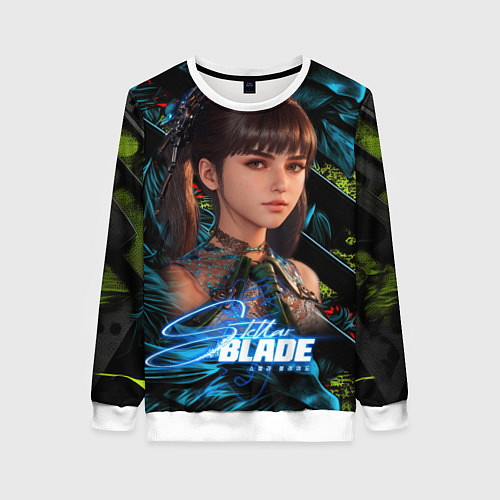 Женский свитшот Eve Stellar Blade / 3D-Белый – фото 1