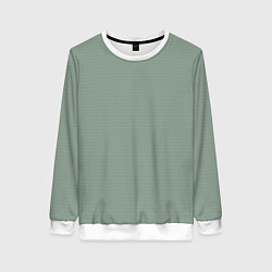 Женский свитшот Светлый серо-зелёный текстурированный