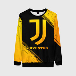 Свитшот женский Juventus - gold gradient, цвет: 3D-черный