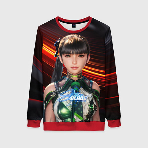 Женский свитшот Stellar Blade Eve dark / 3D-Красный – фото 1