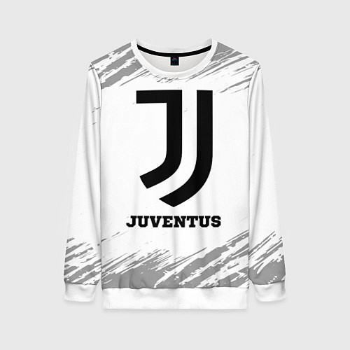 Женский свитшот Juventus sport на светлом фоне / 3D-Белый – фото 1