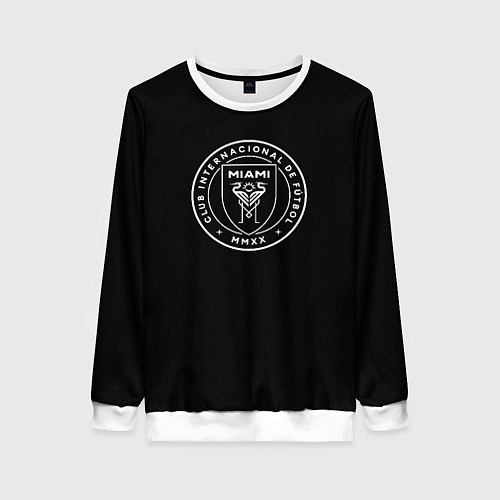 Женский свитшот Inter miami / 3D-Белый – фото 1