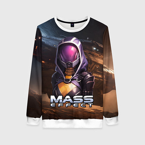 Женский свитшот Mass Effect ТалиЗора аватар / 3D-Белый – фото 1