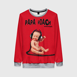 Женский свитшот Papa Roach - baby with headphones