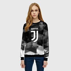 Свитшот женский Juventus geometry fc, цвет: 3D-черный — фото 2