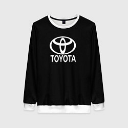 Женский свитшот Toyota white logo