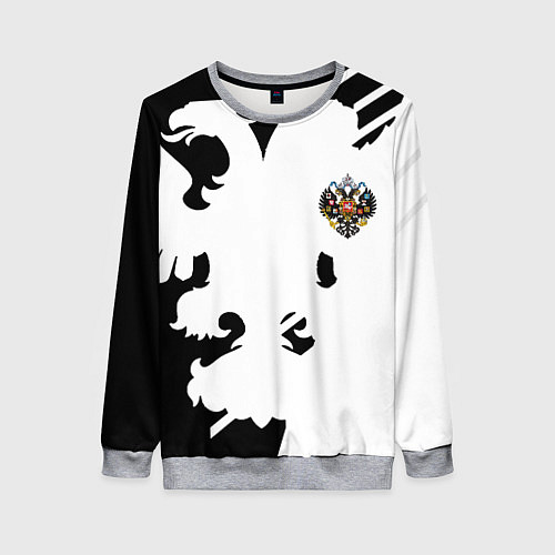 Женский свитшот Имперская Россия спортивный стиль / 3D-Меланж – фото 1