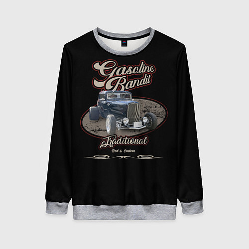Женский свитшот Gasoline bandit / 3D-Меланж – фото 1