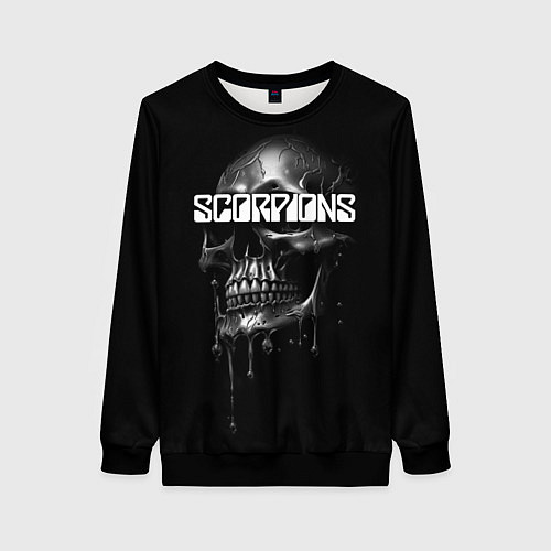 Женский свитшот Scorpions rock / 3D-Черный – фото 1