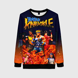 Свитшот женский Bare knuckle - streets of rage, цвет: 3D-черный