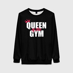 Женский свитшот Queen of the gym - crown