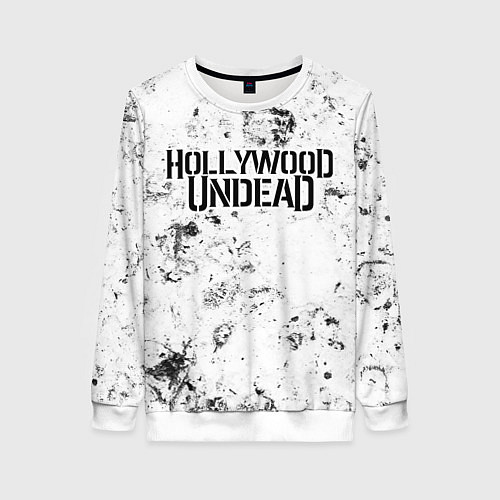 Женский свитшот Hollywood Undead dirty ice / 3D-Белый – фото 1