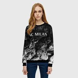 Свитшот женский AC Milan black graphite, цвет: 3D-черный — фото 2