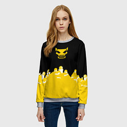 Свитшот женский Боевой отряд Полный провал Fighter D, цвет: 3D-меланж — фото 2