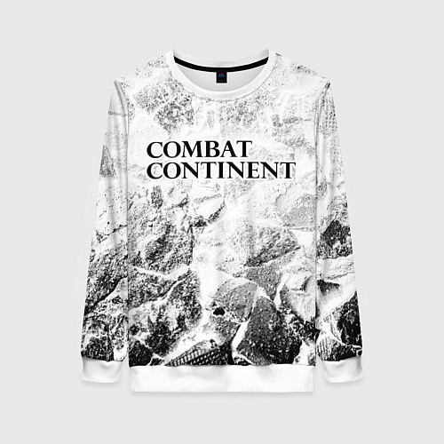 Женский свитшот Combat Continent white graphite / 3D-Белый – фото 1