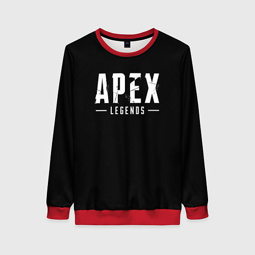 Женский свитшот Apex legends logo / 3D-Красный – фото 1
