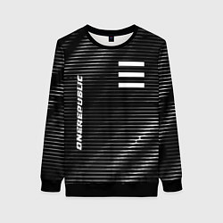 Женский свитшот OneRepublic metal rock lines