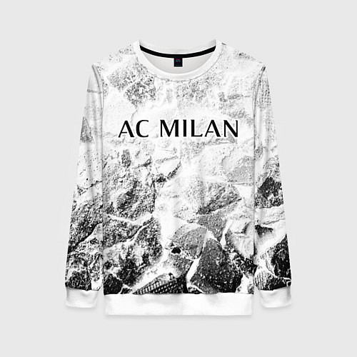 Женский свитшот AC Milan white graphite / 3D-Белый – фото 1