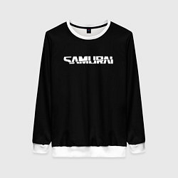 Свитшот женский Samurai logo white, цвет: 3D-белый