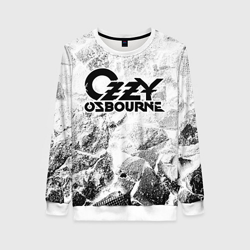 Женский свитшот Ozzy Osbourne white graphite / 3D-Белый – фото 1