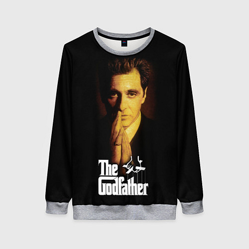Женский свитшот The Godfather - Michael Corleone / 3D-Меланж – фото 1