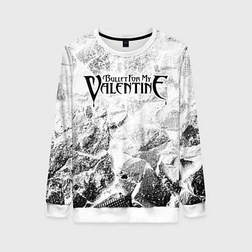 Женский свитшот Bullet For My Valentine white graphite / 3D-Белый – фото 1