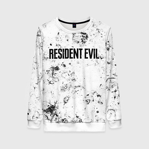 Женский свитшот Resident Evil dirty ice / 3D-Белый – фото 1