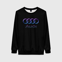 Женский свитшот Audi neon logo