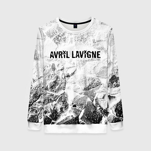 Женский свитшот Avril Lavigne white graphite / 3D-Белый – фото 1