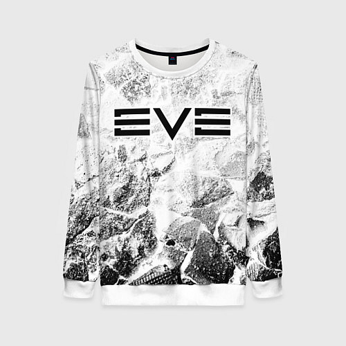 Женский свитшот EVE white graphite / 3D-Белый – фото 1