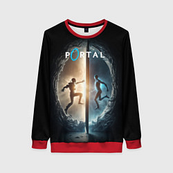 Женский свитшот Люди в портале