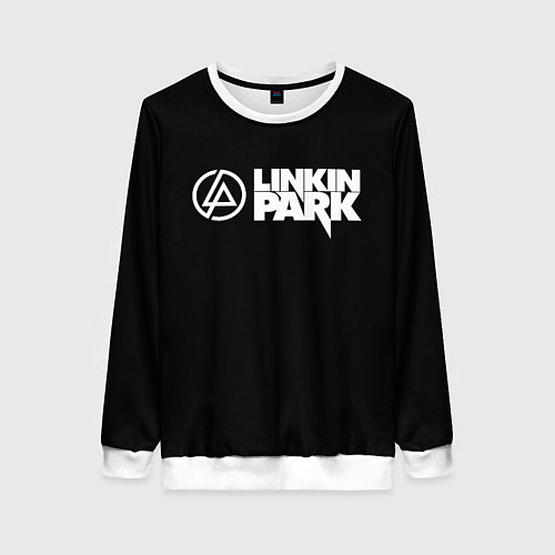 Женский свитшот Linkin park logo rock music / 3D-Белый – фото 1