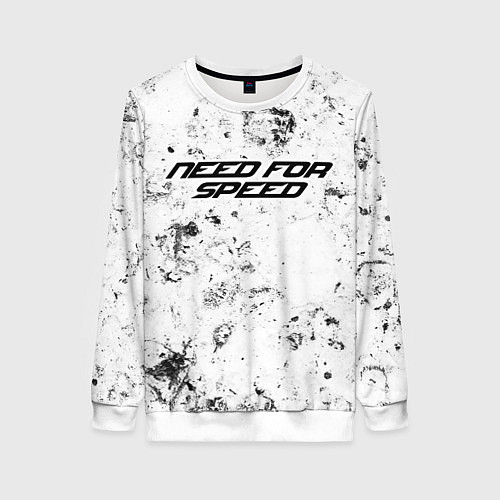 Женский свитшот Need for Speed dirty ice / 3D-Белый – фото 1