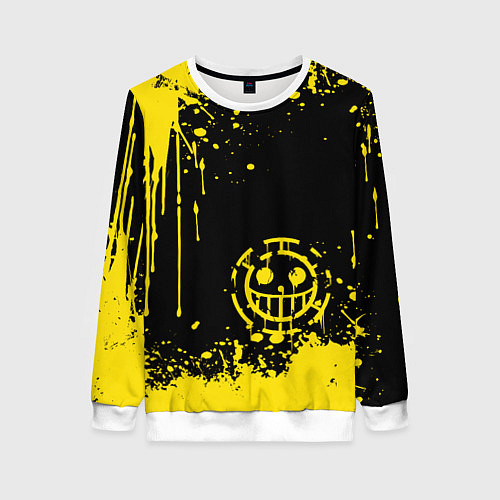 Женский свитшот Трафальгар Д Ватер Ло прозвище пират / 3D-Белый – фото 1