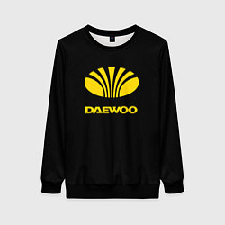 Женский свитшот Daewoo logo yellow