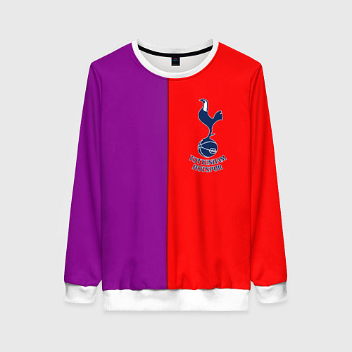 Женский свитшот Tottenham fc geometry / 3D-Белый – фото 1