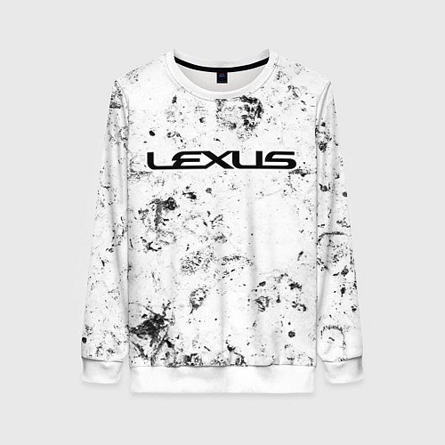 Женский свитшот Lexus dirty ice / 3D-Белый – фото 1