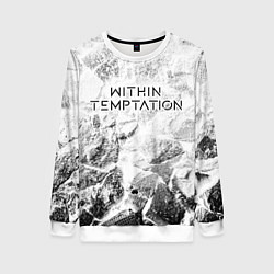 Женский свитшот Within Temptation white graphite