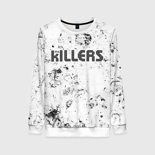 Женский свитшот The Killers dirty ice / 3D-Белый – фото 1