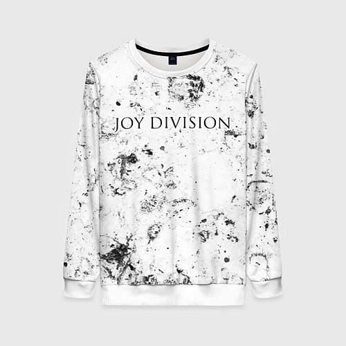 Женский свитшот Joy Division dirty ice / 3D-Белый – фото 1