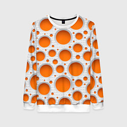 Женский свитшот Желтый пластиковый узор