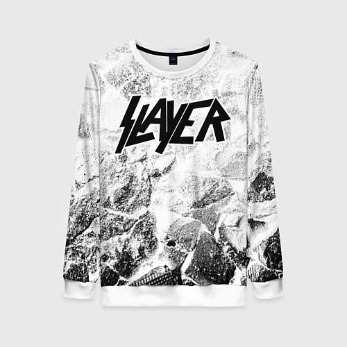 Женский свитшот Slayer white graphite / 3D-Белый – фото 1