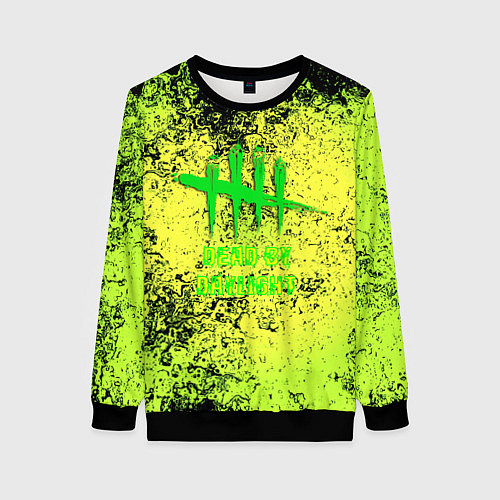 Женский свитшот Dead by daylight краски кислотные / 3D-Черный – фото 1