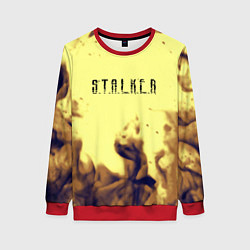 Свитшот женский Stalker fire retro, цвет: 3D-красный