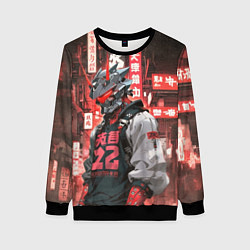 Женский свитшот Понурый киборг