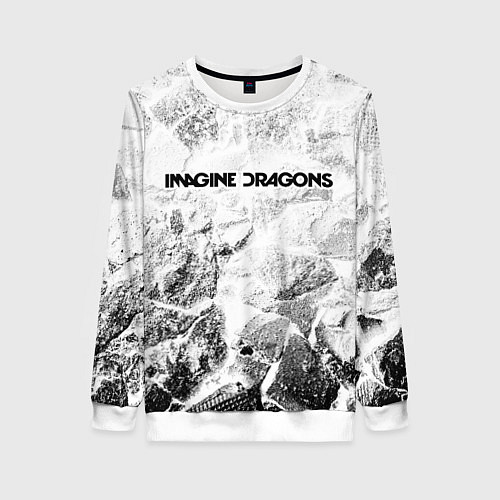 Женский свитшот Imagine Dragons white graphite / 3D-Белый – фото 1