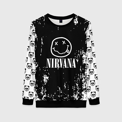 Женский свитшот Nirvana teddy / 3D-Черный – фото 1